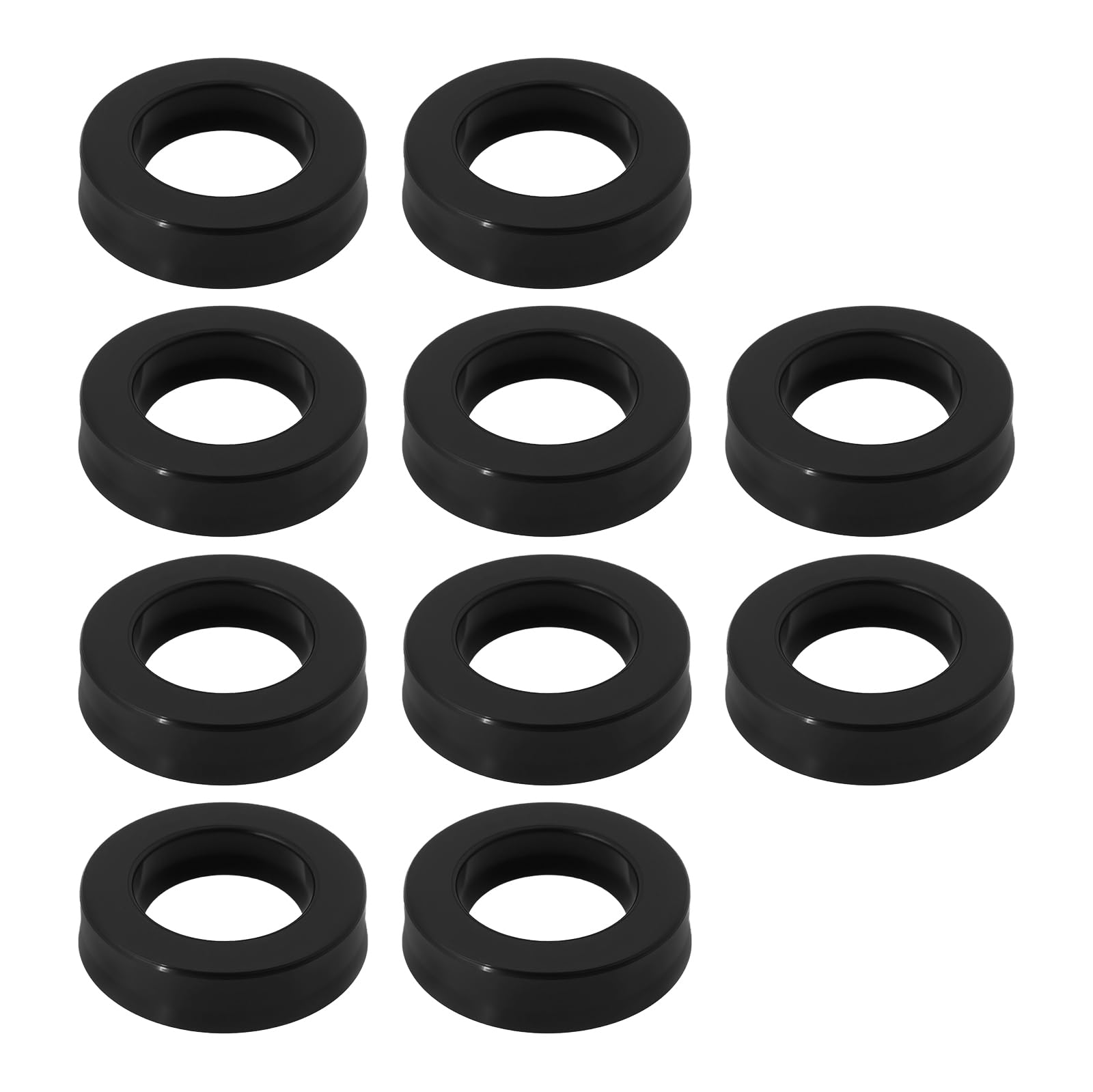 The Lord of the Tools 10pcs Pump Head Sealing Ring 12x20x5mm Oil Seal Pump Pressure Washer Water Seals Kit for High Pressure Cleaning Machine FK47 Black