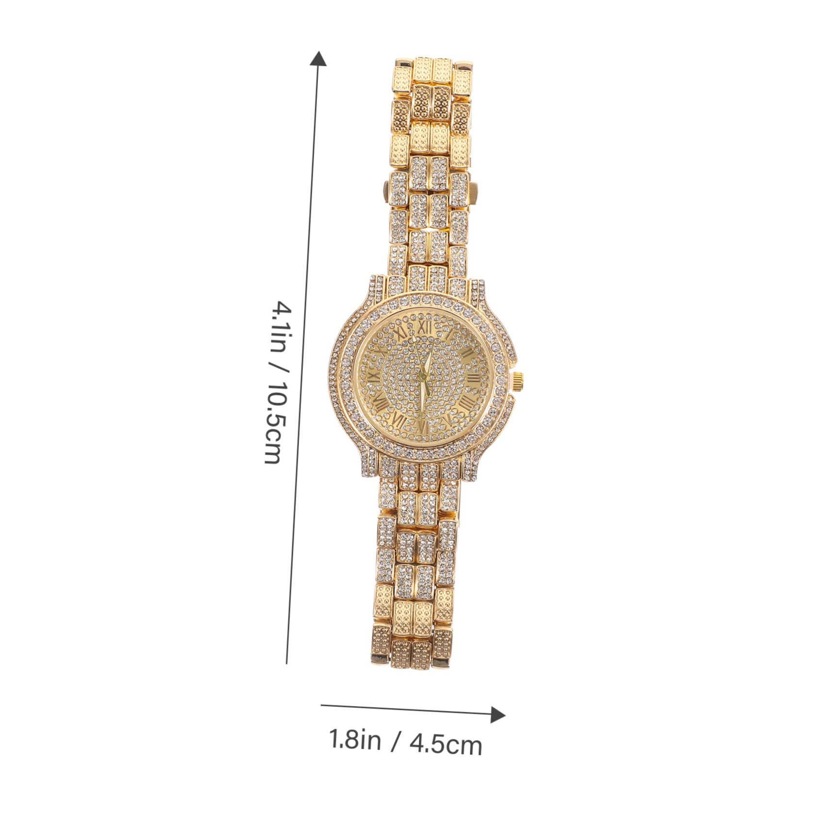 2stücke Damen Armbanduhr Mit Strass Elegante Analoguhr Für Frauen Wasserdichtes Design Für Alltag Und Besondere Anlässe Zeitloser Schmuck Für Jedes Outfit