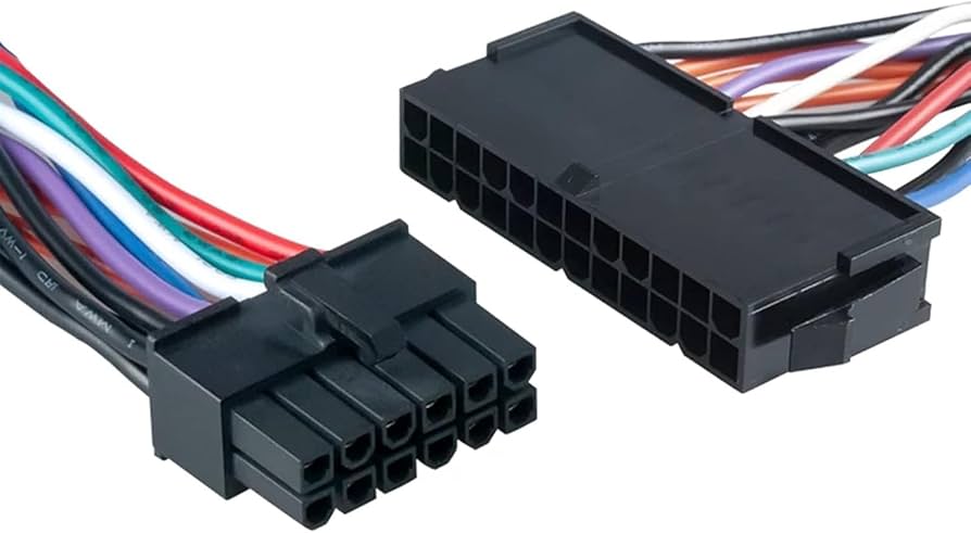 Amazon.com: GGZZ 24pin to 12pin Adapter Power Cable, 18AWG 24 Pin