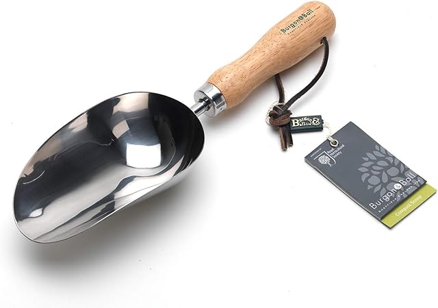 Burgon & Ball GTH/SCSRHS RHS Stainless Compost Scoop