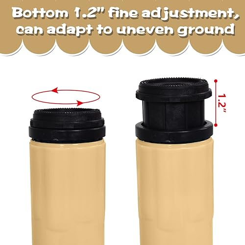 Miniatura 11 de Juego de mesa y silla para niños adecuado para niños y niñas de 2 a 12 años de altura ajustable, se puede pintar con 6 asientos, adecuado para el