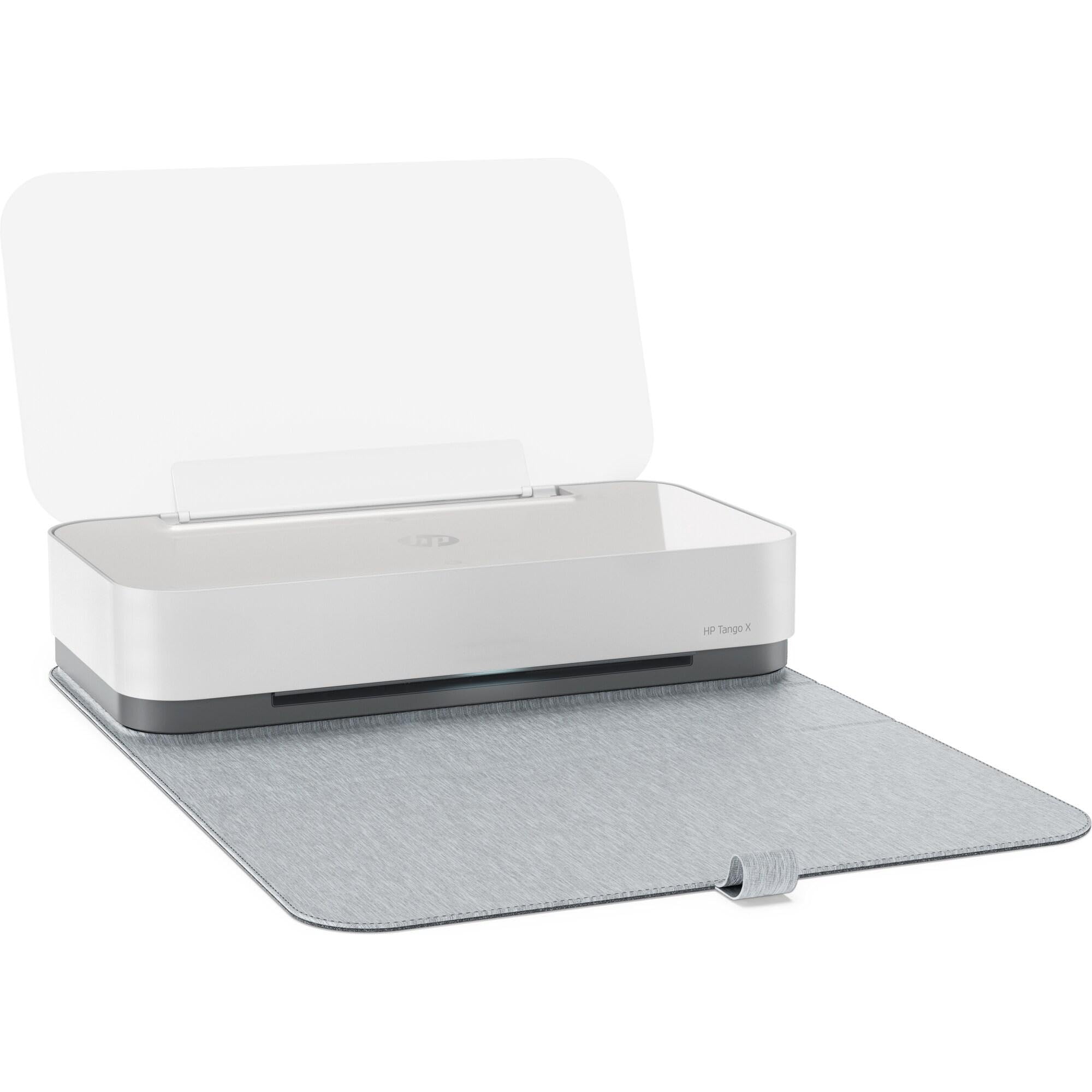 HP Tango X 3DP65B Stampante Smart A4 con Cover, Stampa, Fotocopia e Scansiona da Dispositivi Mobile, Wifi, Wi-Fi Dual Band, HP Smart, 2 Mesi di Servizio Instant Ink Inclusi nel prezzo, Bianco