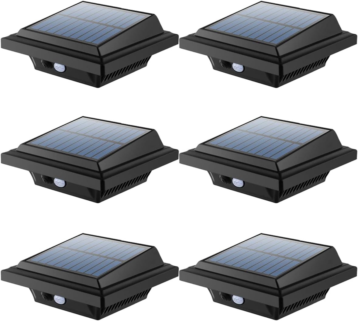 BILLION DUO Gutter Photo voltaic Mild with Movement Sensor 40 LEDs Photo voltaic Lights for Out of doors Use Black Backyard Lighting Cool White Photo voltaic Mild 3W PIR Safety Wall Mild Out of doors Lamp for Storage, Patio