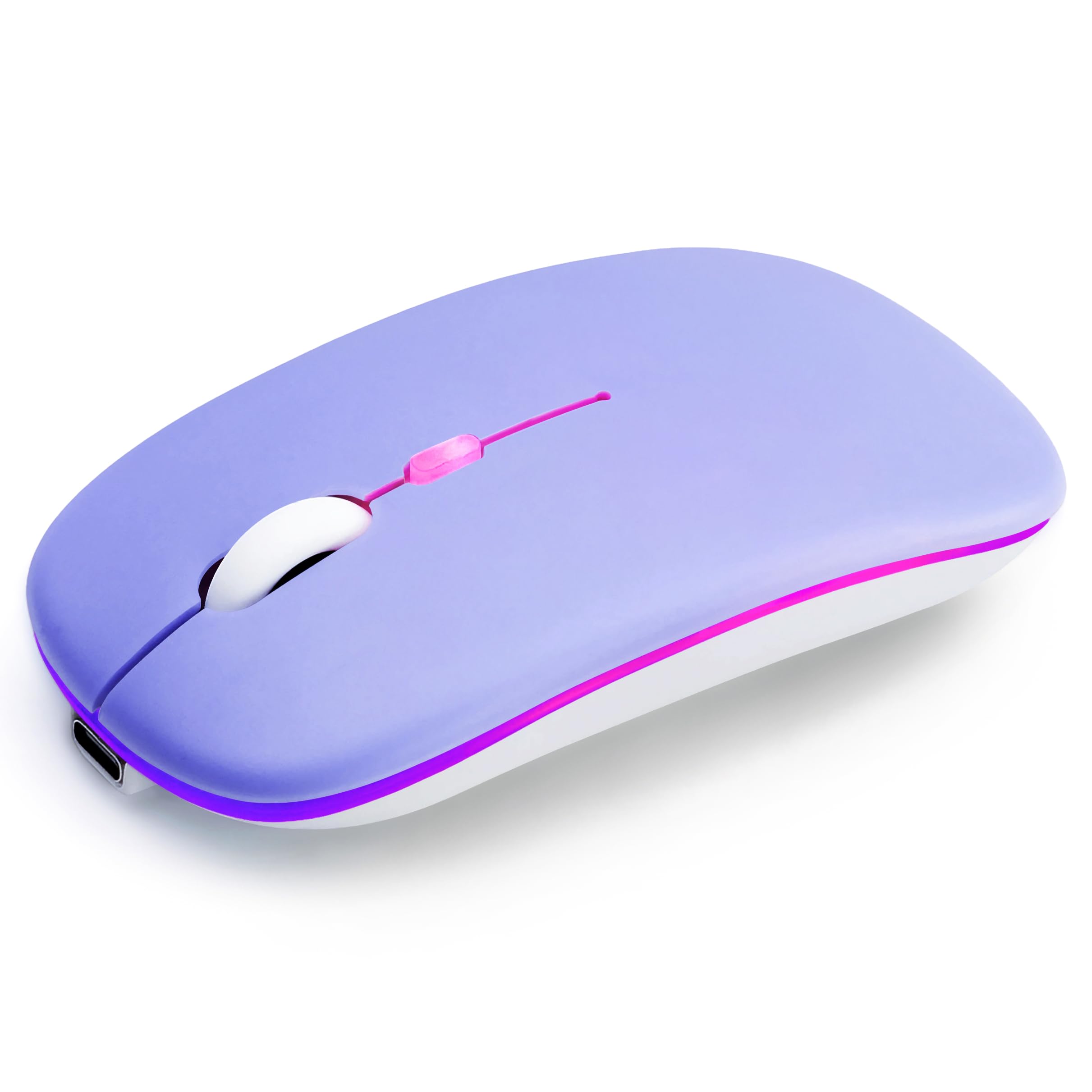 Wireless Bluetooth Mouse Rechargeable Long Lasting Dual Mode - BT 5 2 2 4G Silent RGB LED Mice
