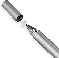 Vista 2 de BoxWave Lápiz capacitivo compatible con Chuwi MiniBook X - Lápiz capacitivo FineTouch, lápiz capacitivo súper preciso, color plateado metálico