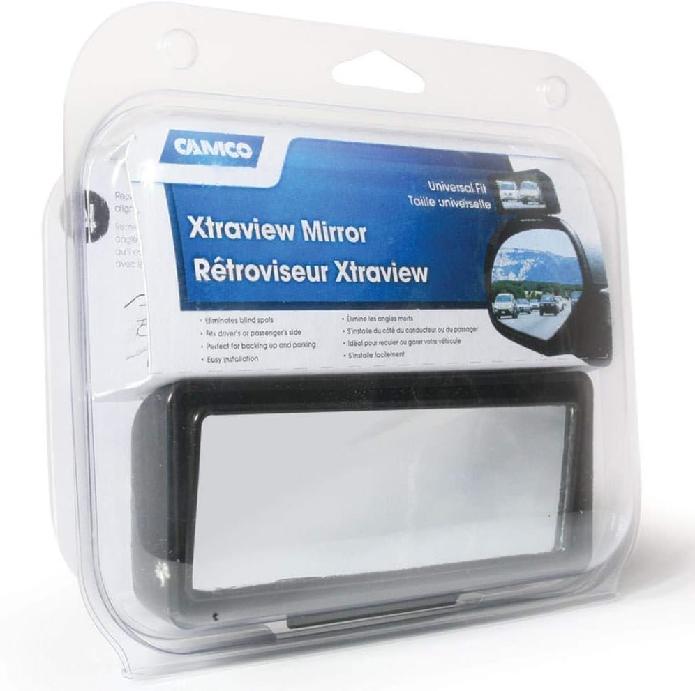 Camco 25633 Blind Spot Mirror - Convex, Supplementary Side View