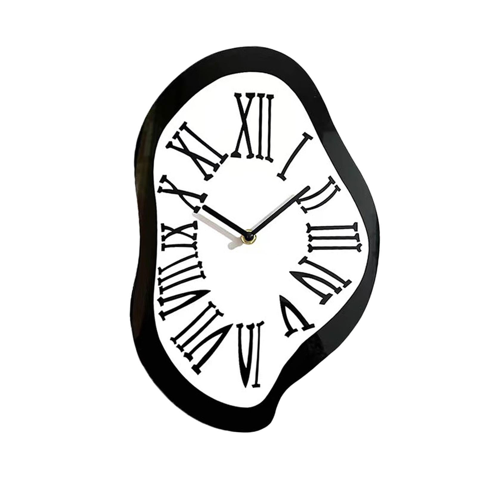 HDOYTXXM Silents None Ticking Wall Clocks Battery Operated, Decorative Clock for Bathroom Kitchen Living Room Decorative Wall Clock Battery Operated Clocks