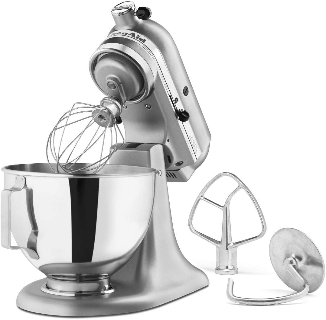 KitchenAid KSM85 4.5-Quart Tilt-Head Stand Mixer - Silver Metallic