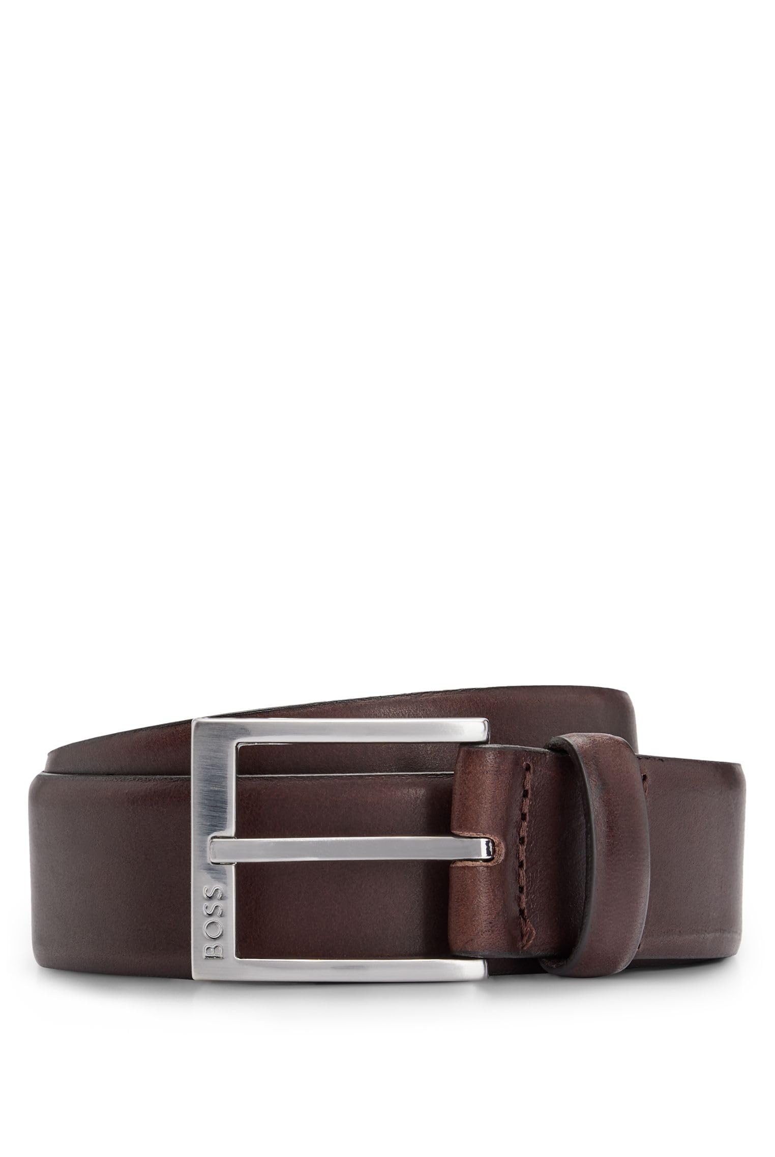 Boss Men's Dark Brown Erron_sz35 Belt, 203, 95