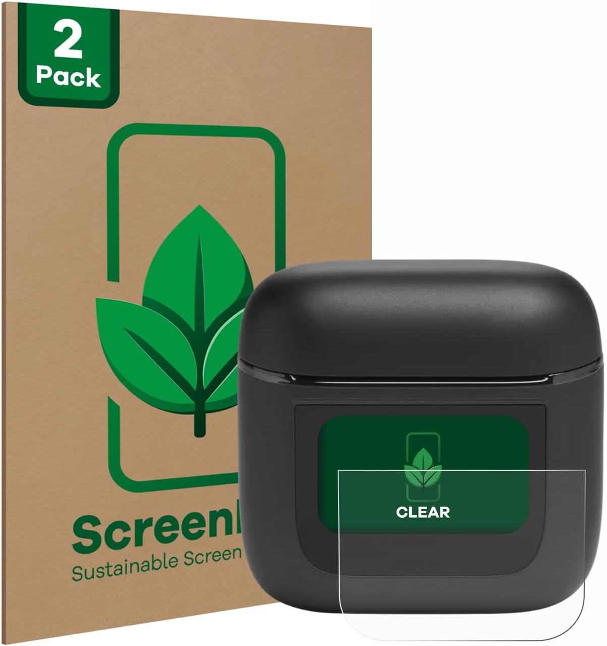 (2 Pack Screen Protector Compatible with JBL Tour Pro 2 [Sustainable Screen Protection, Clear, Anti-Scratch]