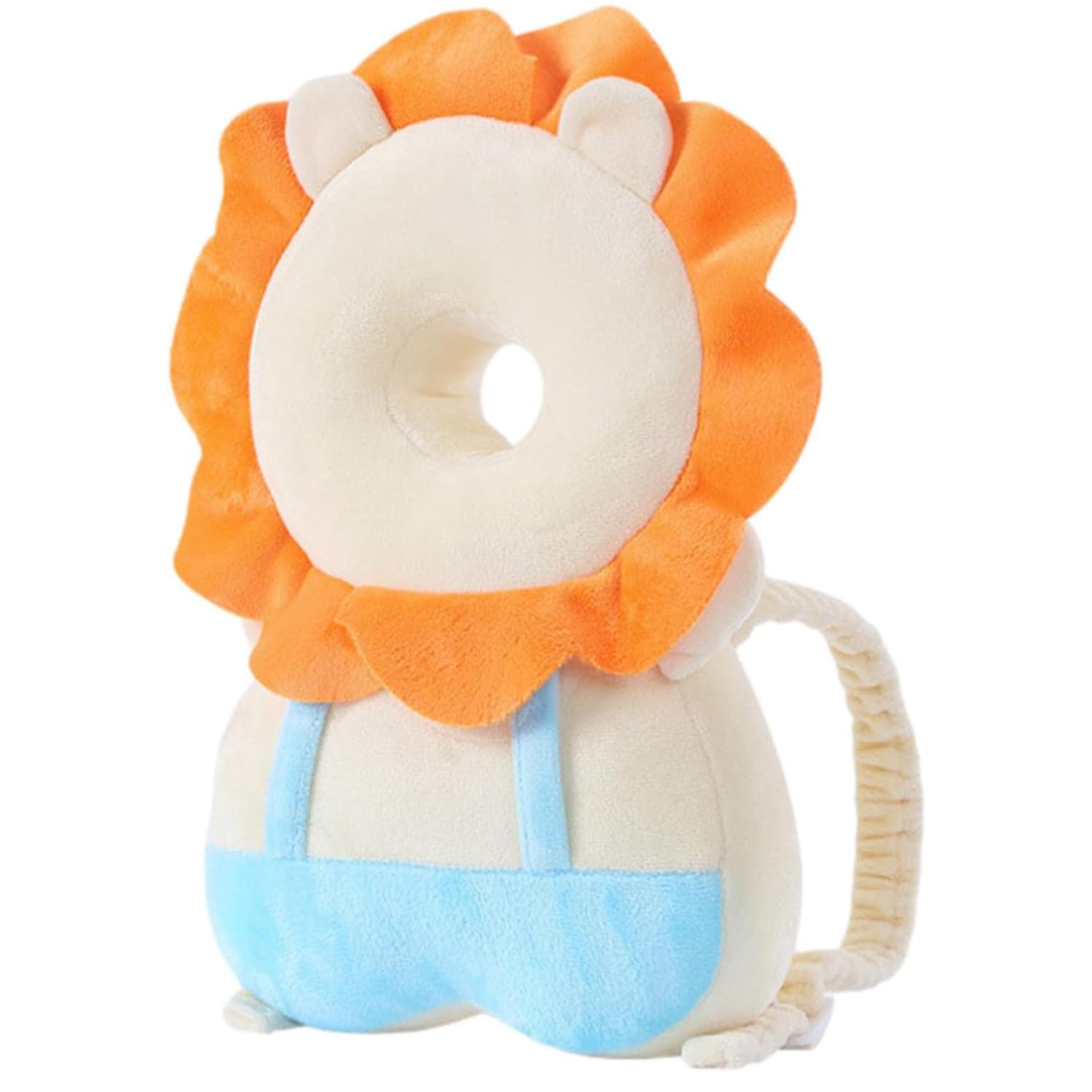 FUNLOV Toddler Baby Head Protection Protector, Toddler Walking Head Protection - Adjustable Baby Safety Pad Cushion Pillow Backpack, Wear Baby Back Protection (Lion)