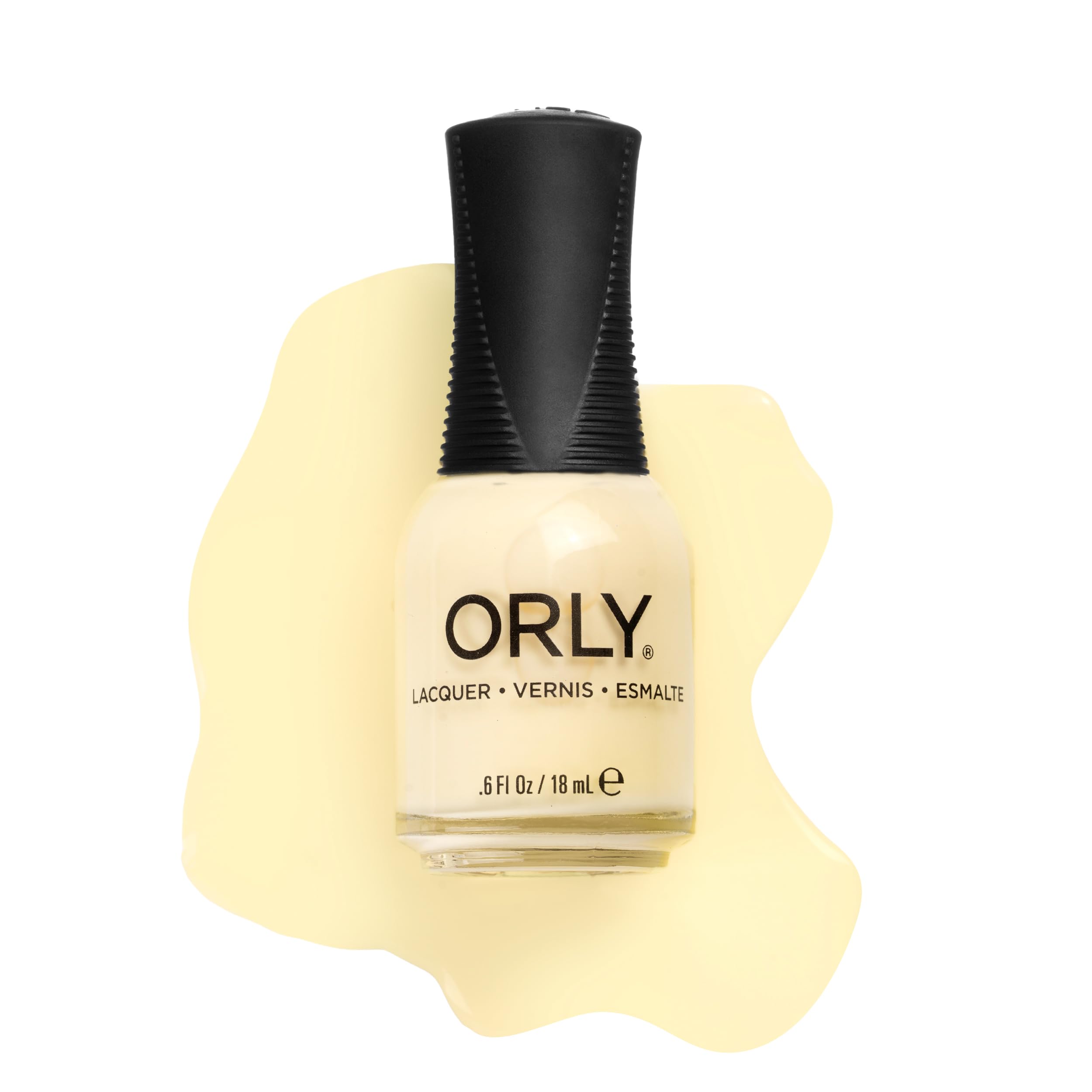 ORLY Pastel Yellow Nail Polish | Cream Finish | Smooth, Even Coverage | Precision Gripper Cap | Vegan & Cruelty-Free (Honey Yuzu)