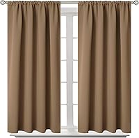 Vista 185 de Cortina opaca BGment con hueco por el que pasa la barra, 2 paneles