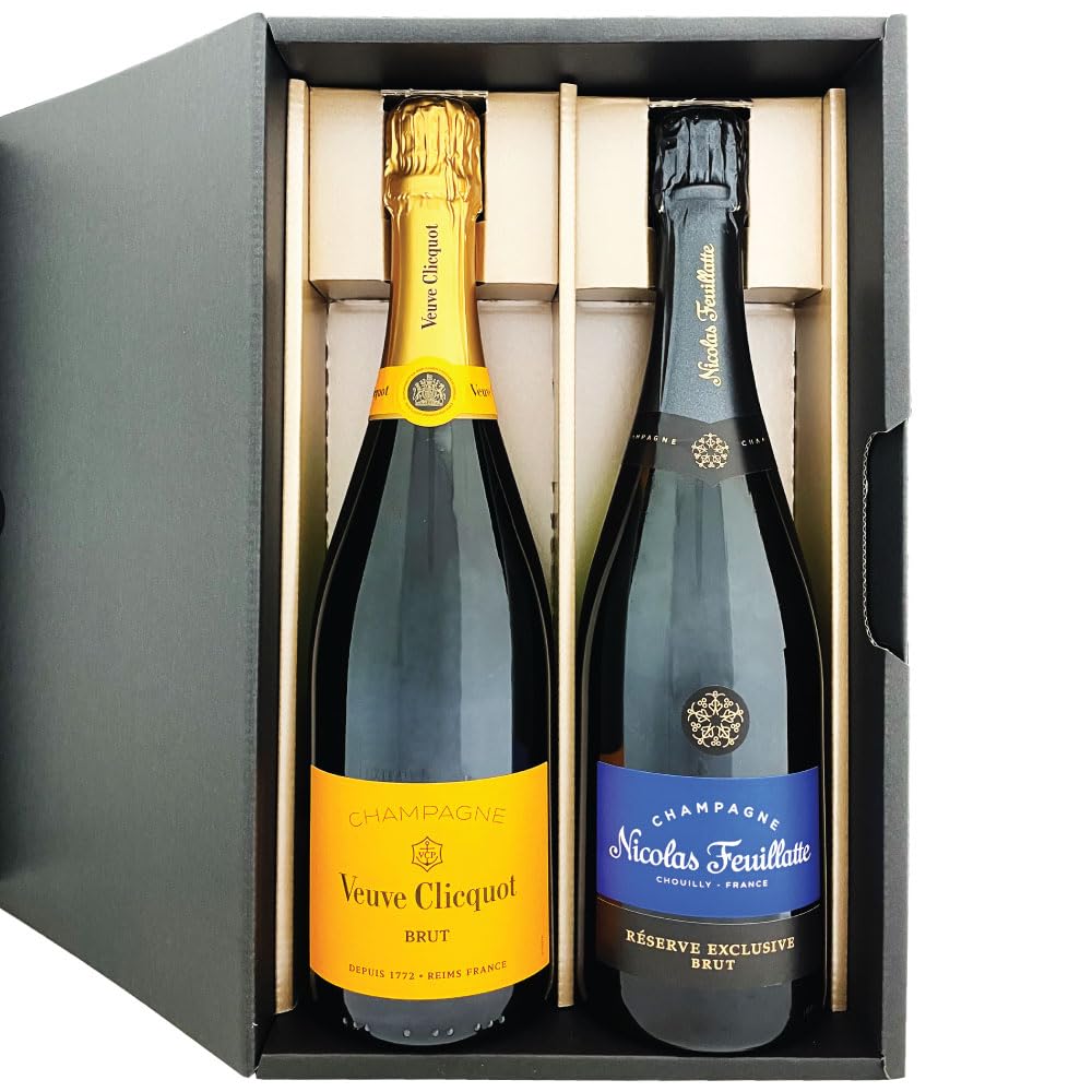 Amazon.co.jp: フランス産 厳選銘柄 シャンパン 2本セット / ヴーヴ
