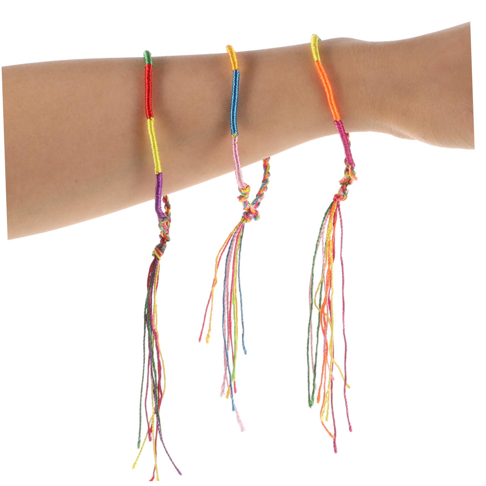 300piezas Pulseras De Hilo Trenzadas Coloridas Para Muñeca o Tobillo Pulseras De Amistad Artesanales y Surtidos Para y Especiales