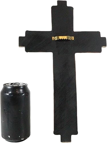 Vista 7 de Ebros Gift Placa decorativa de piel sintética con nudo celta occidental rústico, multicapa, 12 pulgadas de alto, diseño de cruz de pared