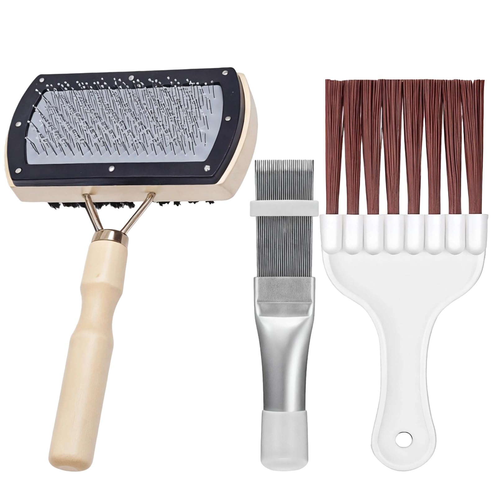 Nettoyage de climatiseur avec le kit de 3 brosses pour un air pur et frais à la maison