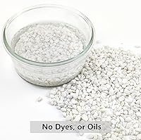 Vista 3 de Grava para suculentas y cactus de 10 libras, guijarros pulidos decorativos naturales blancos de 1/5 pulgadas para paisajismo, rocas de río