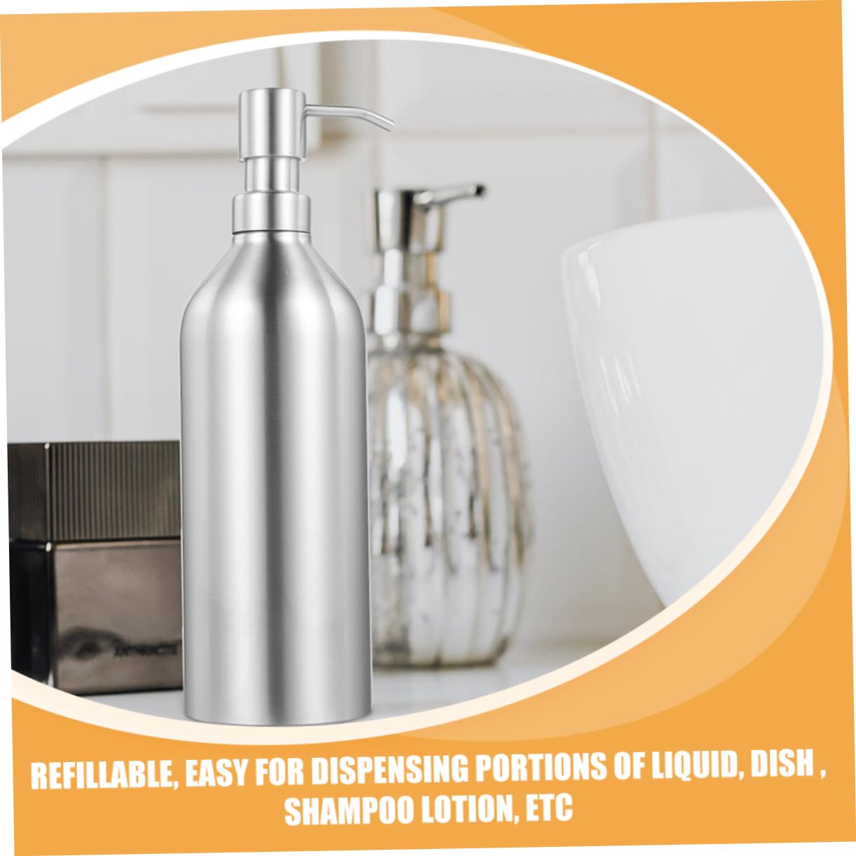 Mikikit 2stücke Seifenspender Nachfüllbare Pumpe Für Handseife Duschgel Und Shampoo Robuster Seifenspender Für Zuhause Und Hotels
