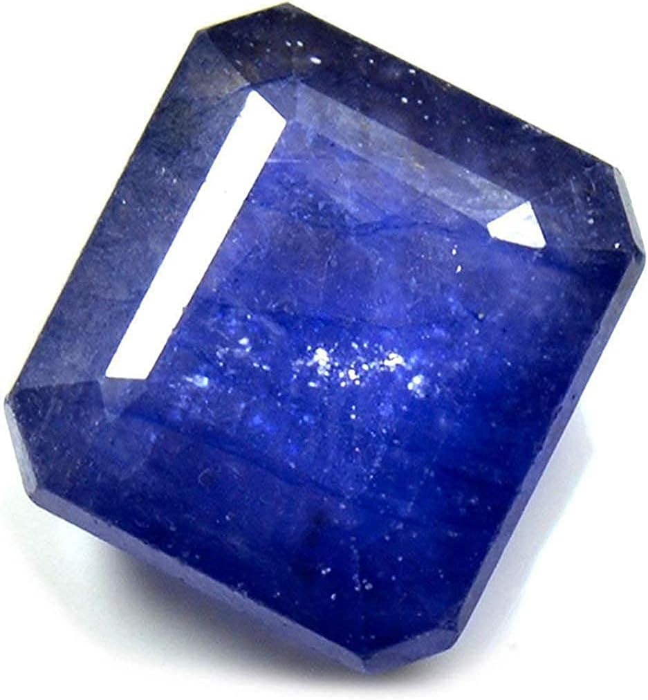 Sponsored Ad - Neelam Stone Certified Natural Blue Sapphire Gemstone 9.25 Ratti Square Shape