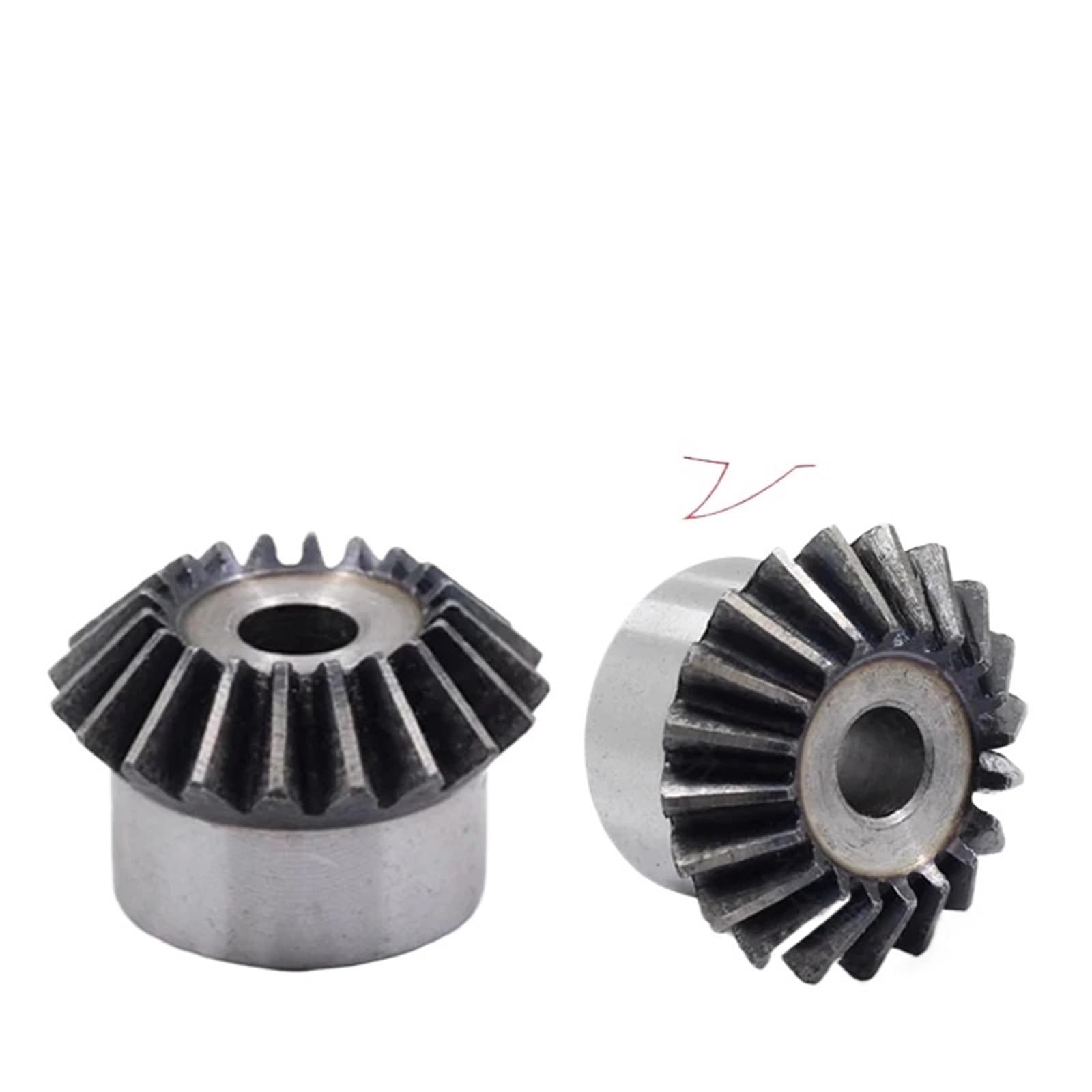 Engrenage conique module 2,5 en acier 45# robuste à angle droit 28T