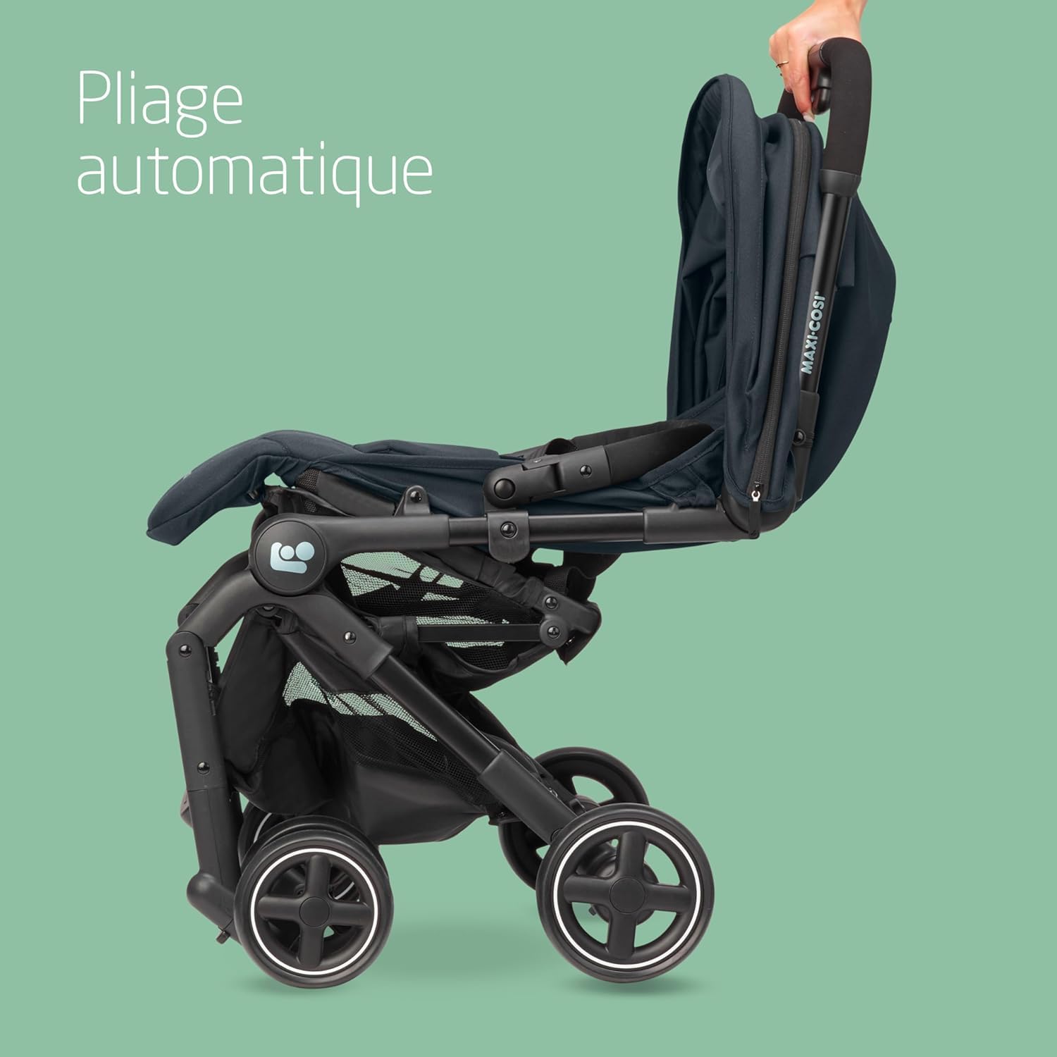 Maxi-Cosi Lara² Baby Stroller, 0-4 Years, 0-22 kg, Lightweight and Compact Baby Stroller, 3 Tilt Positions, Lie Position, Automatic Folding, Shoulder 