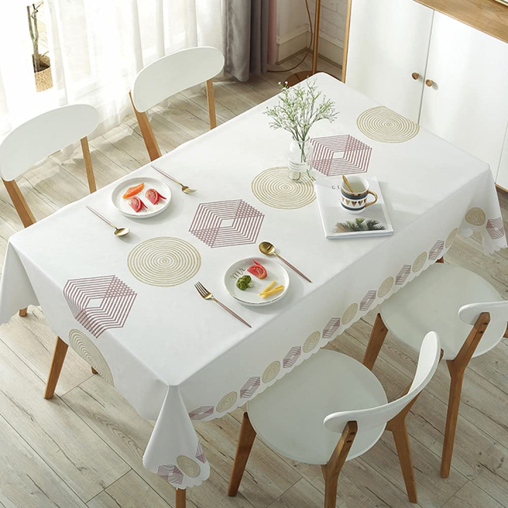 Nappe étanche à l'huile en PVC rectangulaire anti-tache 110x160cm