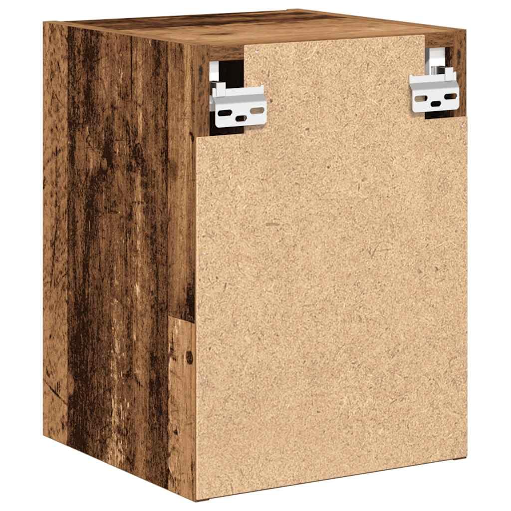 Armoires murales de Garage 2 pcs Vieux Bois Bois d'ingénierie,Entreprise & Industrie,Stockage Industriel,Armoires industrielles,12.35 kg-860622