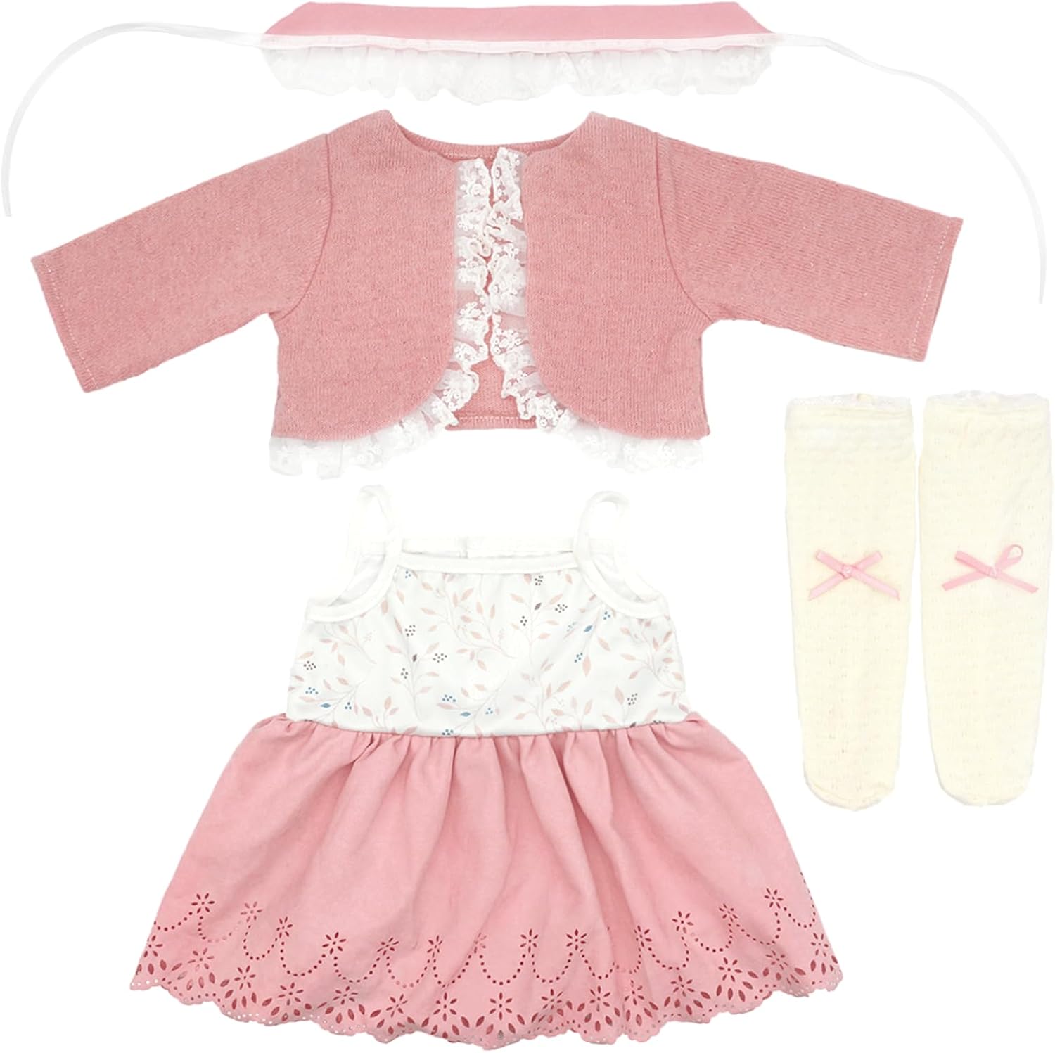 20 Inch Doll Clothes, 3-Packs for 20-22 Inch Reborn Baby Doll (Not Include Doll)