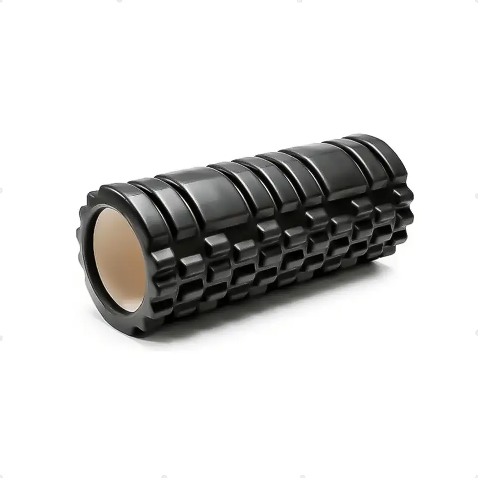Rolo de Massagem Liberação Miofascial Pilates Yoga Fisioterapia Treino Funcional Alongamento Recuperação Muscular Exercícios Academia EVA Antiderrapante Portátil Durável Resistência