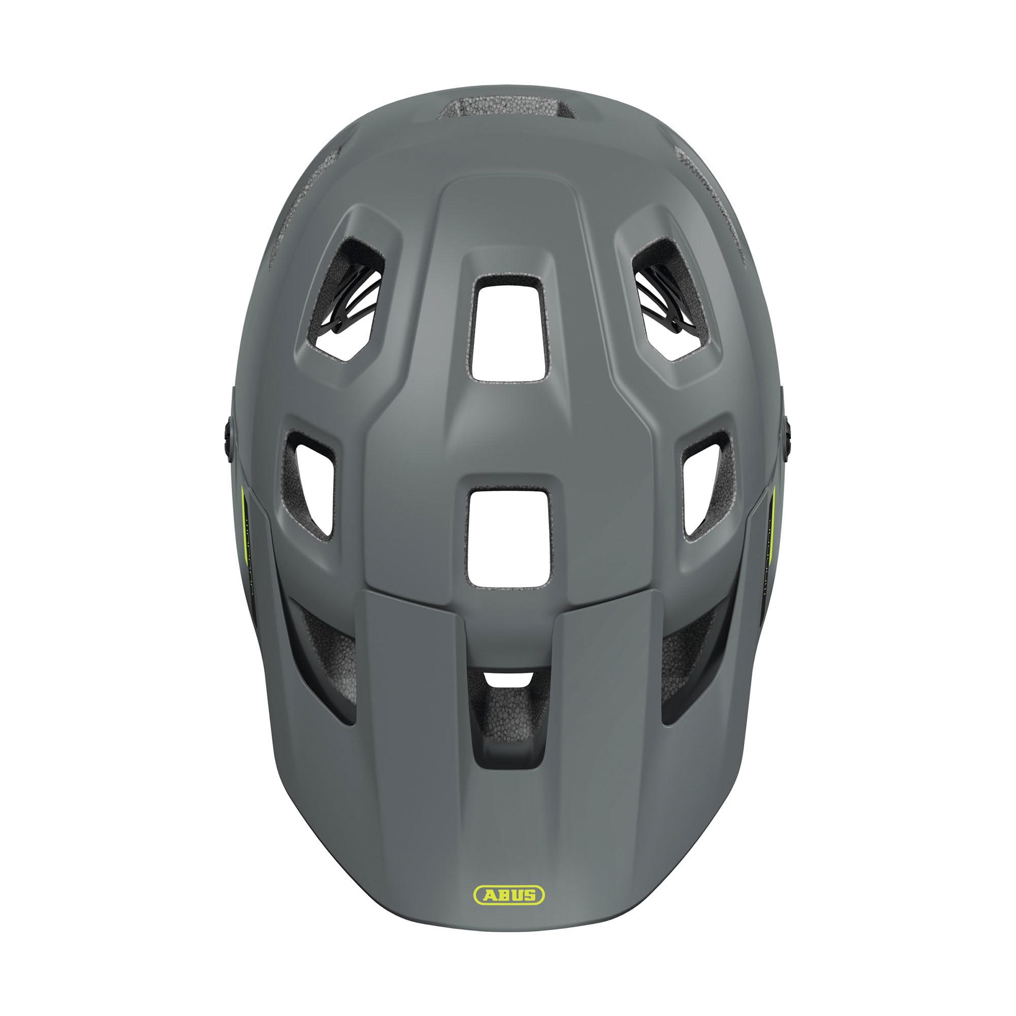 ABUS MoDrop Casco MTB, casco da bicicletta robusto con buona ventilazione per mountain bike, vestibilità personalizzata, per donna e uomo Grigio (concrete grey) S (51-55 cm​) | Tecnologia In-Mold, sistema di regolazione, supporto occhiali, apertura coda