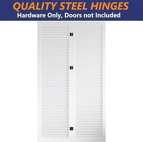 Miniatura 8 de Kit de riel de montaje en forma de J de 43 pulgadas para puerta corredera de granero biplegable, rodillo negro montado en el lado resistente, apto