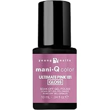 Young Nails Mani-Q Soft Gel Polish for Natural Nails, Nail Enhancements, Build Gel, LED/UV Soak-Off Gel, 1/3 oz