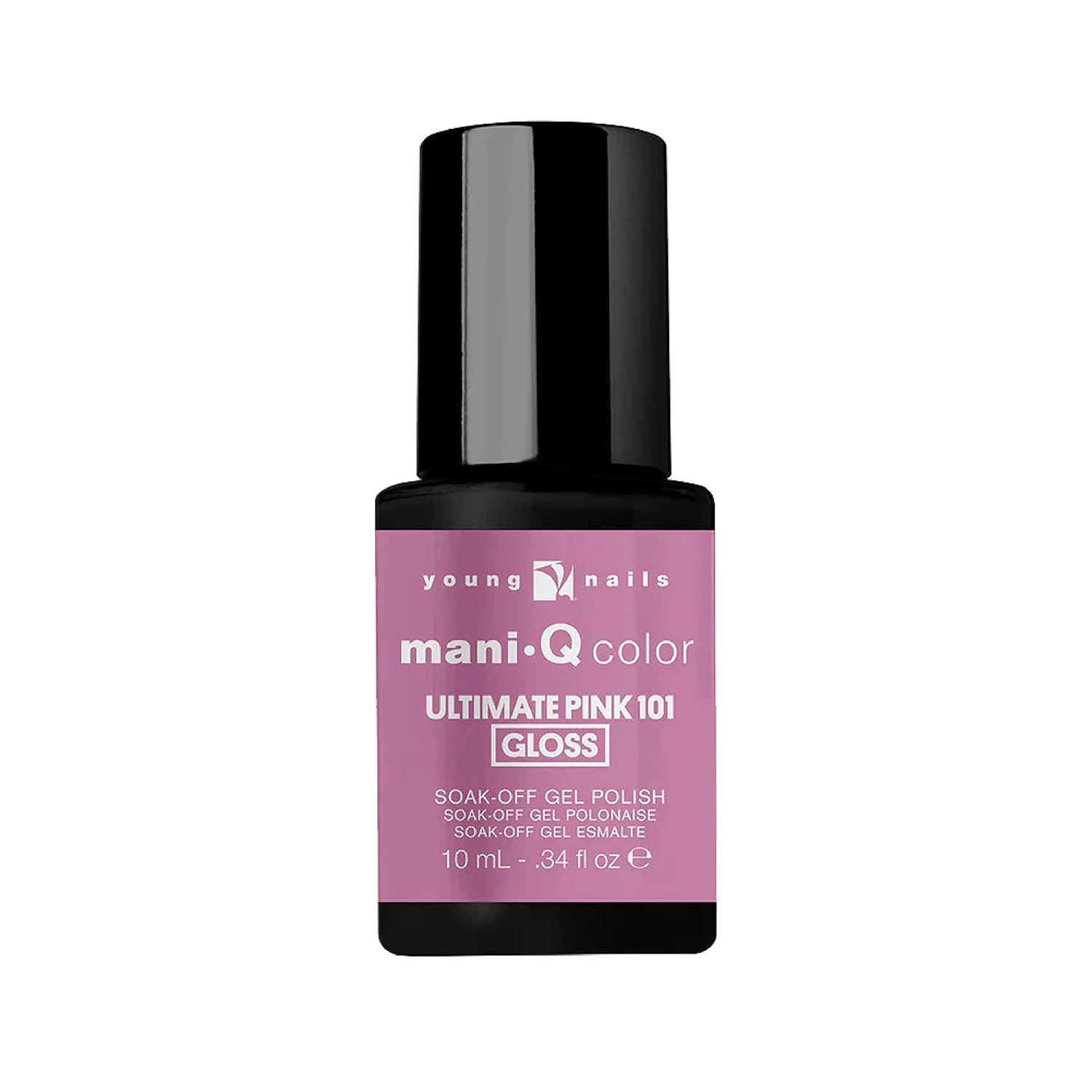 Young Nails Mani-Q Soft Gel Polish for Natural Nails, Nail Enhancements, Build Gel, LED/UV Soak-Off Gel, 1/3 oz