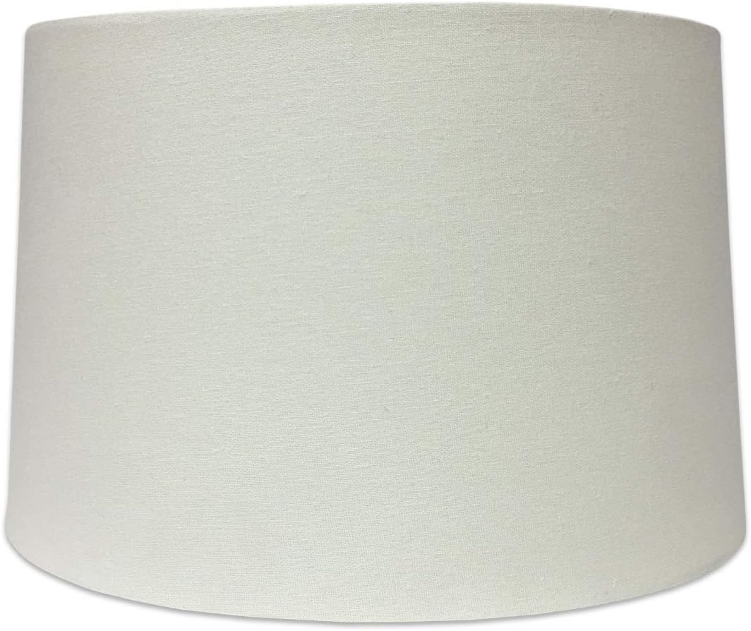 Bіg Sаlе Royal Designs Shallow Drum Hardback Lamp Shade, Linen Eggshell, 13 x 14 x 9, HB-610-14LNEG