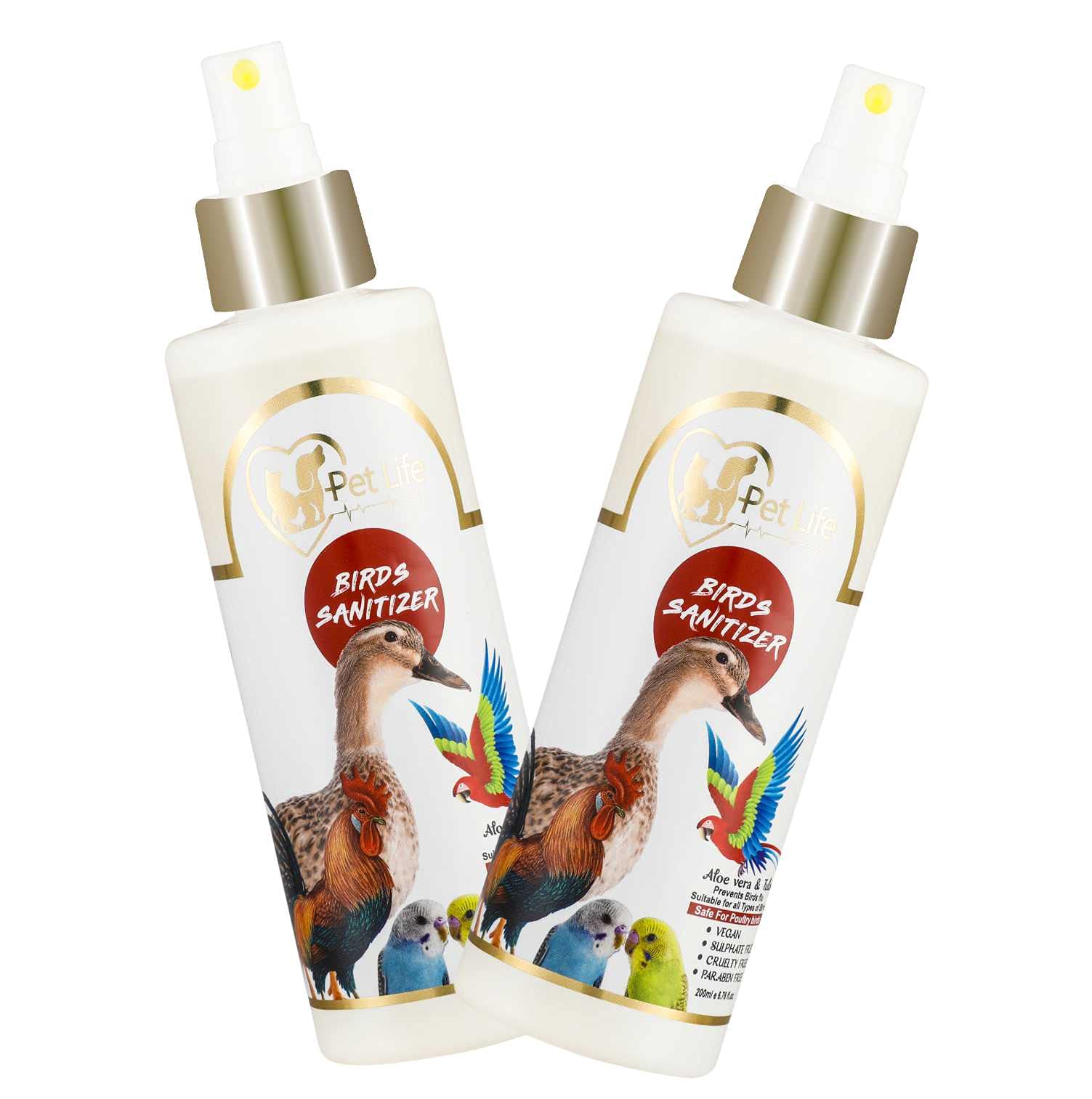 See full amazon price history chart for PETLIFE Organic&Ayurvedic Birds Sanitizer Dry/Waterless/Spray For Poultry Birds/Parrots/Hen/Pigeon,Duck-Natural Ingredients Tulsi,Aloevera,Alcohol(Ethanol)-All Bird Types-200 Ml-Pack Of 2 PETLIFE Organic&Ayurvedic Birds Sanitizer Dry/Waterless/Spray For Poultry Birds/Parrots/Hen/Pigeon,Duck-Natural Ingredients Tulsi,Aloevera,Alcohol(Ethanol)-All Bird Types-200 Ml-Pack Of 2 (B09F3T7CCF) Amazon Price History, Amazon Price Tracker