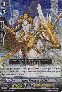 Cardfight!! Vanguard TCG - Young Pegasus Knight (BT02/015EN) - Onslaught of Dragon Souls