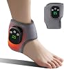 Foot Massager, 3-in-1 Electric Foot Massagers for Pain and Circulation, 3 Mode Cordless Ankle Massager with 5 Heat Settings, Circulation Booster for Feet and Legs, Foot Warmer for Pain Relief
