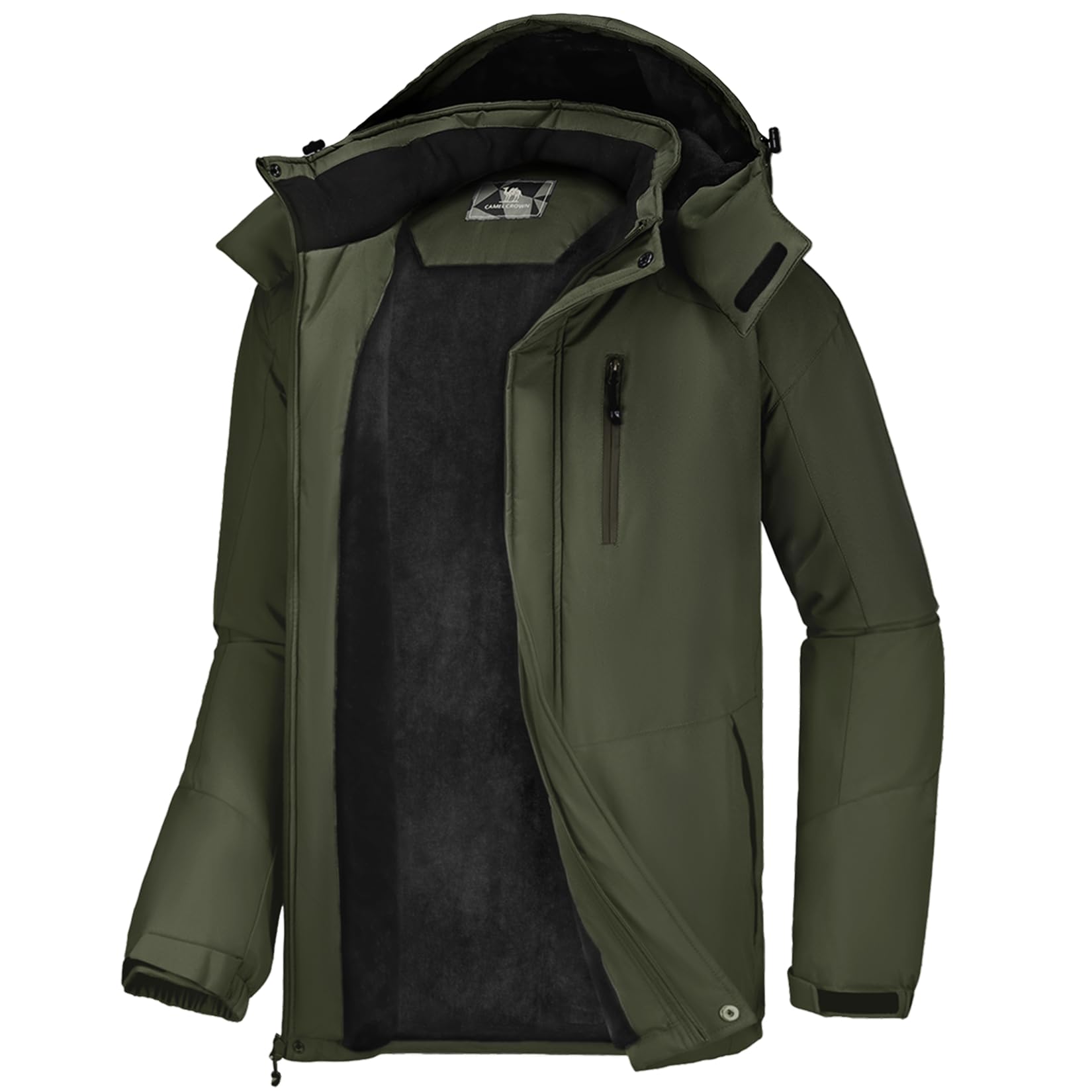 CAMELSPORTS Mens Winter Jacket Waterproof Warm Snow Ski Jackets