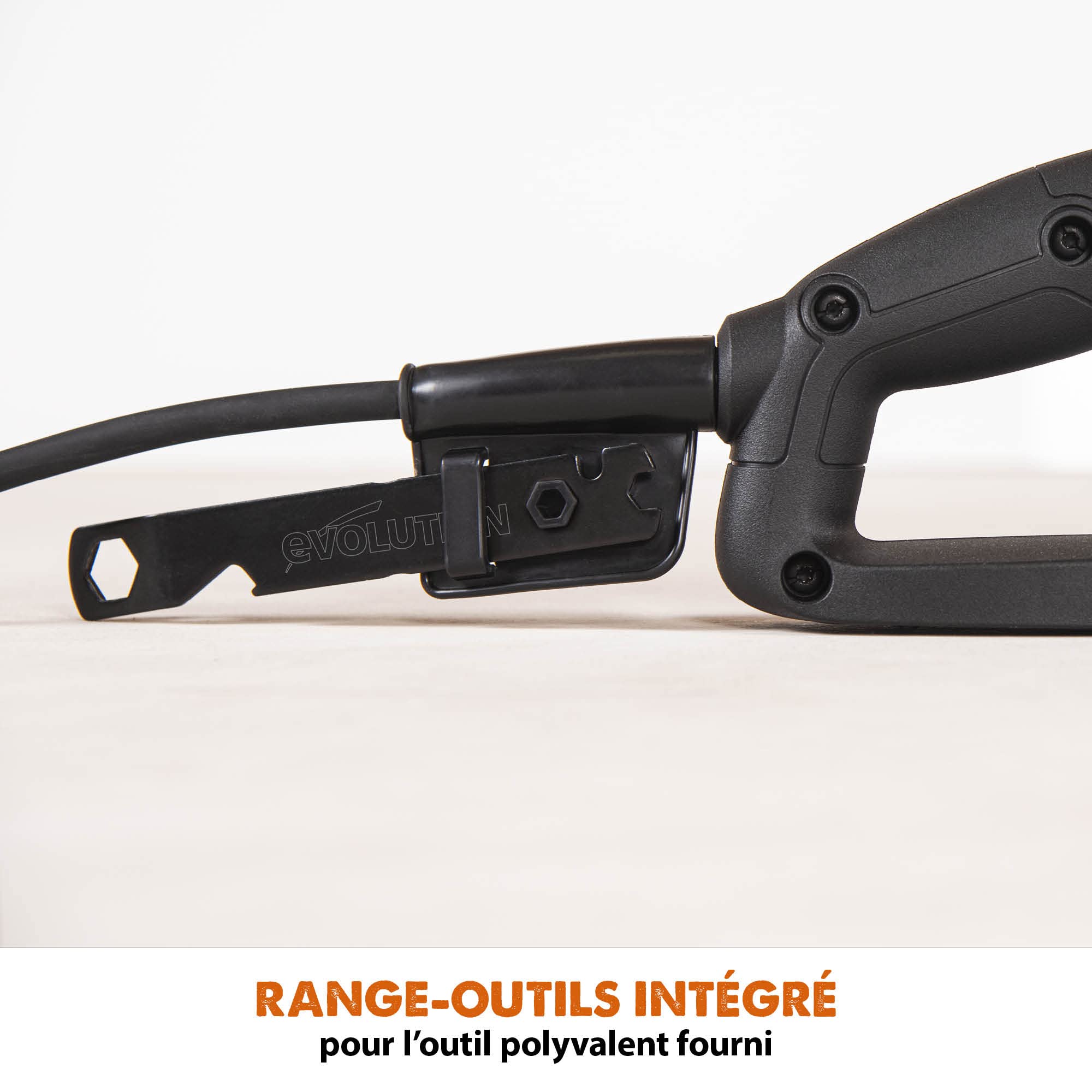 Evolution Power Tools Scie à Béton Pour couper le Béton, Pierre, Brique, les tuiles et autres - 2000W électrique, pas de Gaz, 90 mm de Coupe, avec Lame Diamant 230mm - R230DCT