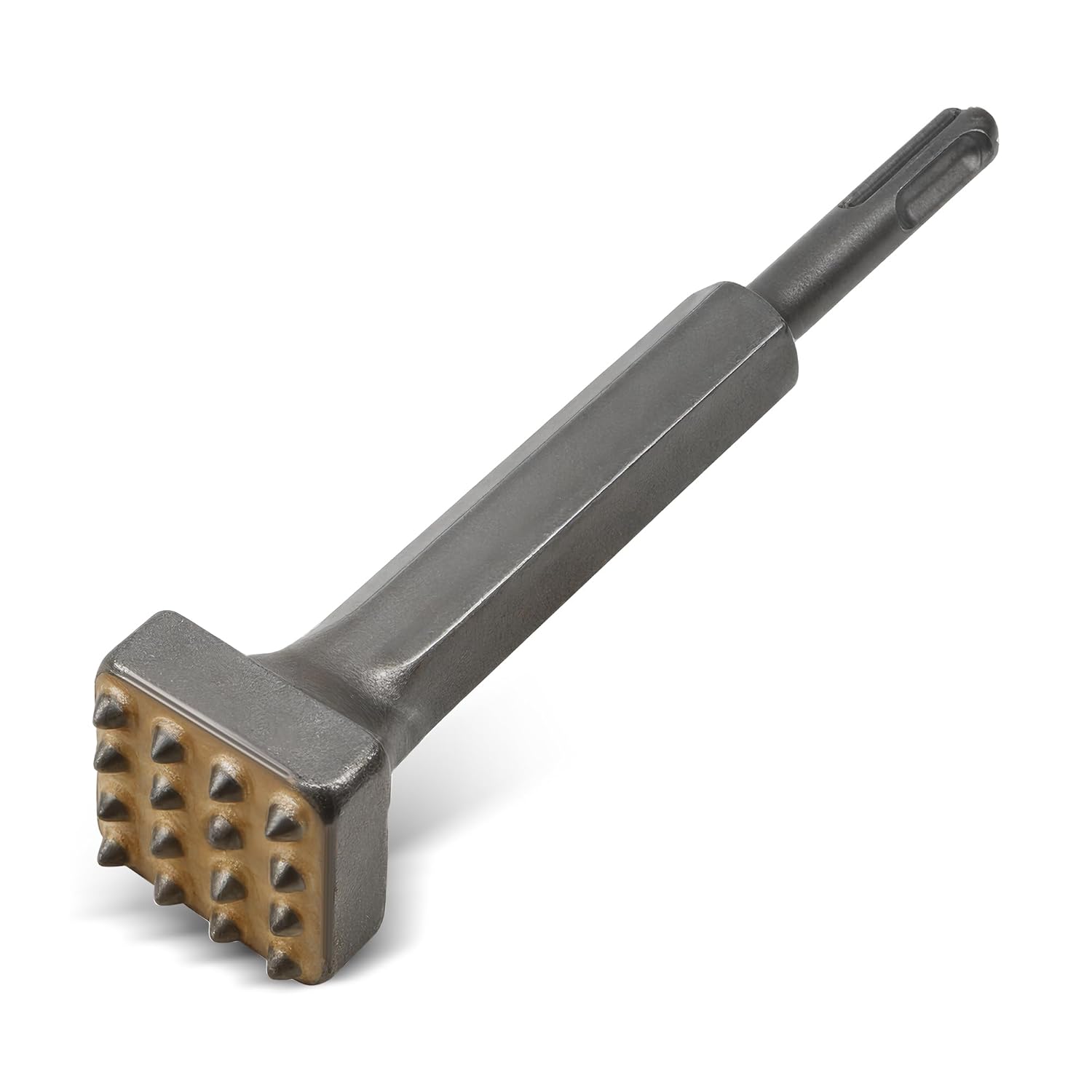 Party Animsl 6 x 1 1/4In SDS Plus Bushing Hammer Tool Concrete Square Head Concrete Roughness Coating Remove Bushing Bit for Rotary Hammer, Stone, Brick Wall (SDS Plus 16 Pins)