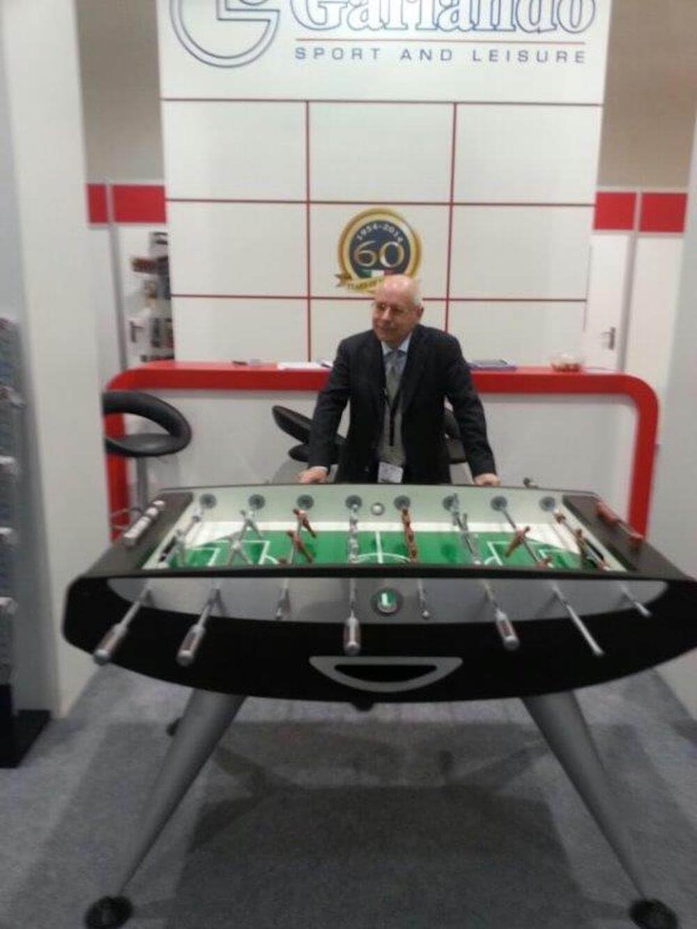 Garlando Calcio Balilla Exclusive Con Aste Rientranti Marrone