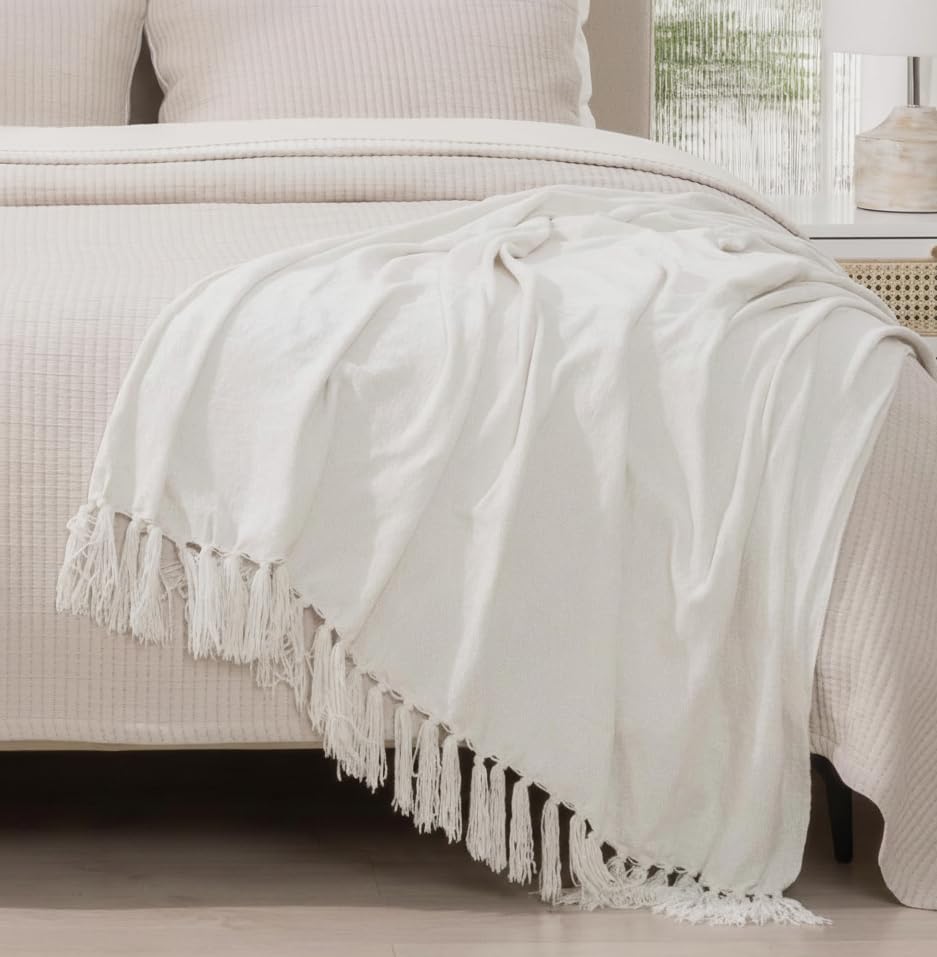 Image of Soft Throw Blanket | Used Both Indoor and Outdoor | Blanket for Living Room | Bedroom | Hall | Kids Room | Sofa and Bed or Chair Throw (Solid)