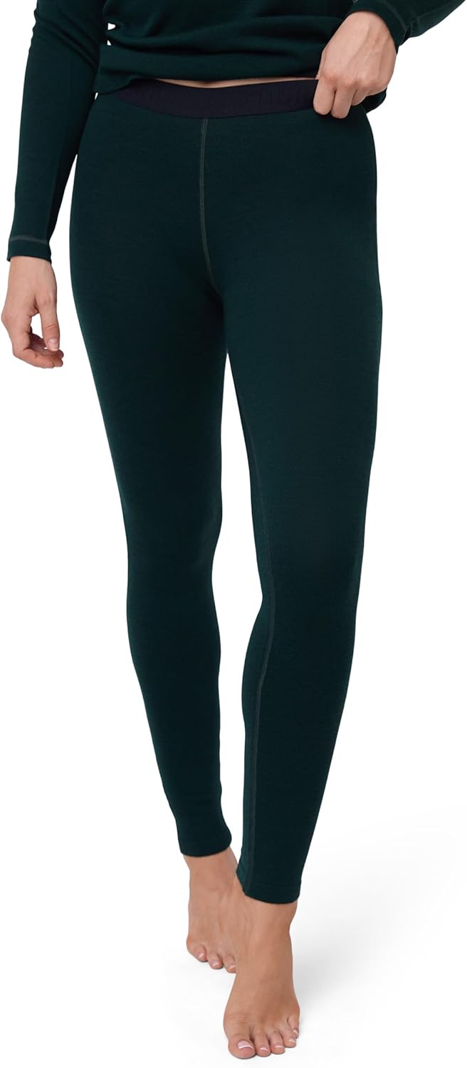 DANISH ENDURANCE Merino Wool Thermal Leggings for Women, for the Extreme Cold, Warm Winter Base Layer