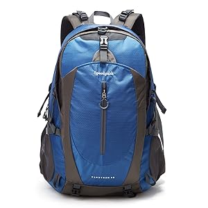 SPEEDPARK Hiking Backpack 40L Waterproof Hiking Daypack with Rain Cover, Outdoor Trekking Travel Backpacks for Men Women