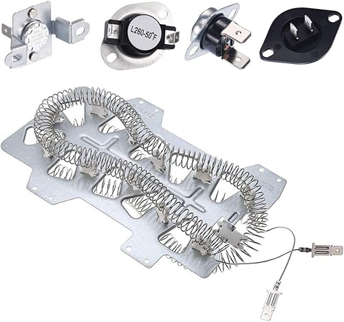Elemento calefactor para secadora Samsung DC47-00019A, kit de reparación de secadora con termostato DC47-00018A, fusibles térmicos DC47-00016A y