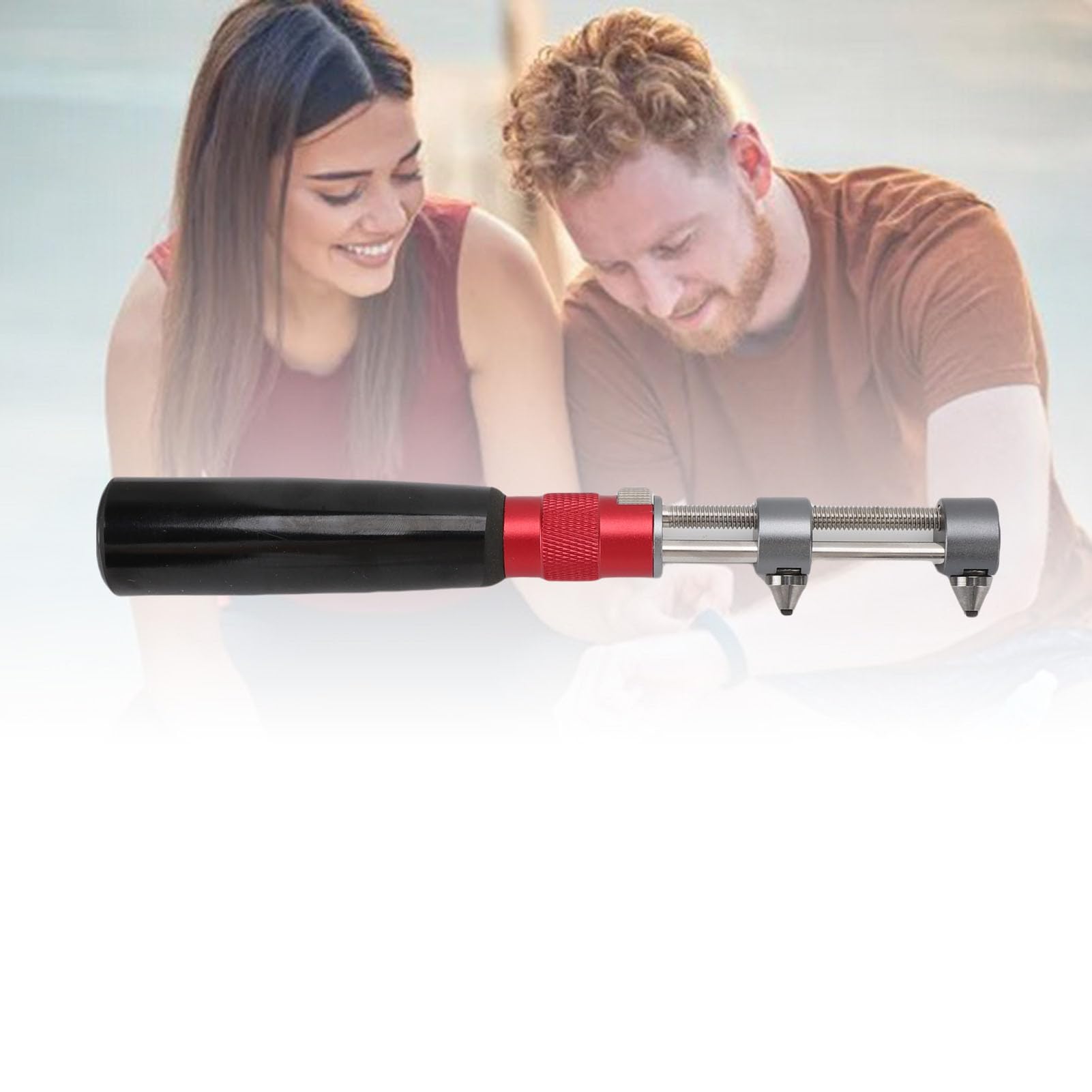 Regulowany Otwieracz do Kopert Zegarków z Podwójnym Pazurem do Naprawy Zegarków, 12 Szczęk |Precyzyjne Pokrętło Sterujące, Stop i Stal, średnica 60 Mm, Profesjonalne Narzędzie Konserwacji