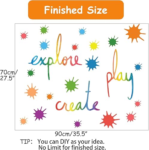 Miniatura 4 de Decoración de pared inspiradora con citas para niños y niñas, decoración de habitación para adolescentes, niñas, sala de estar, dormitorio, aula