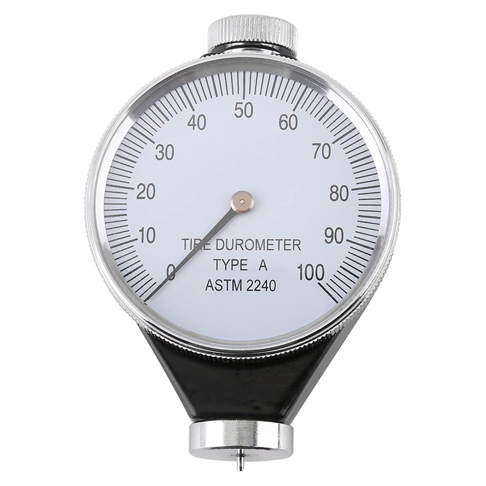 Duromètre Shore, Type A/O/D Portable Duromètre pour Caoutchouc Testeur de Dureté Des Pneus en Caoutchouc 0-100HA, pour Mesurer Les Caoutchoucs Soufrés Et Les Produits en Plastique (Type-A)