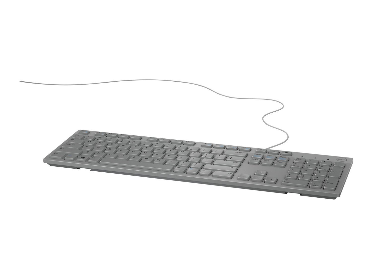 Dell KB216, Wired, Multimedia Tastatur, German (QWERTZ), grau